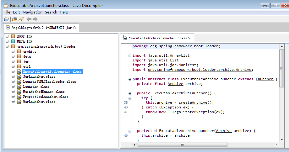 java程序反编译开源工具jd-gui-1.6.6